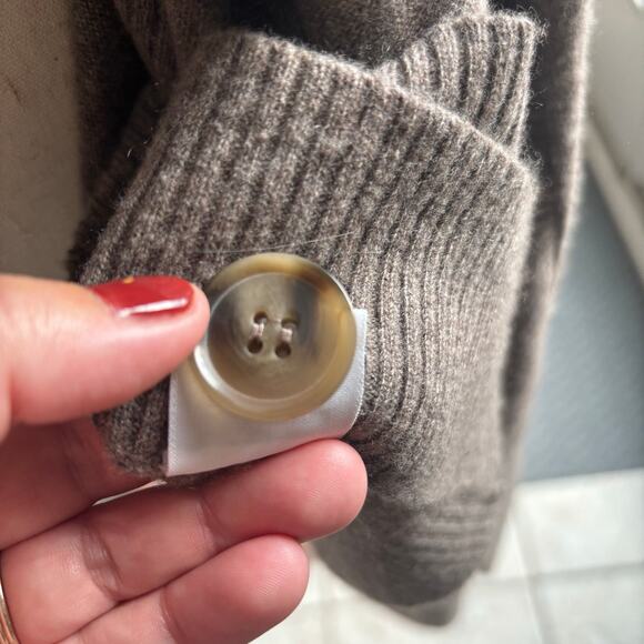 Johnny Was Sabrina Hooded Cape Cashmere Blend Embroidered Floral Celestial Boho - Picture 10 of 12